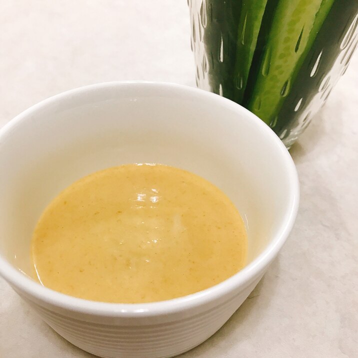 生野菜克服!味噌マヨディップ